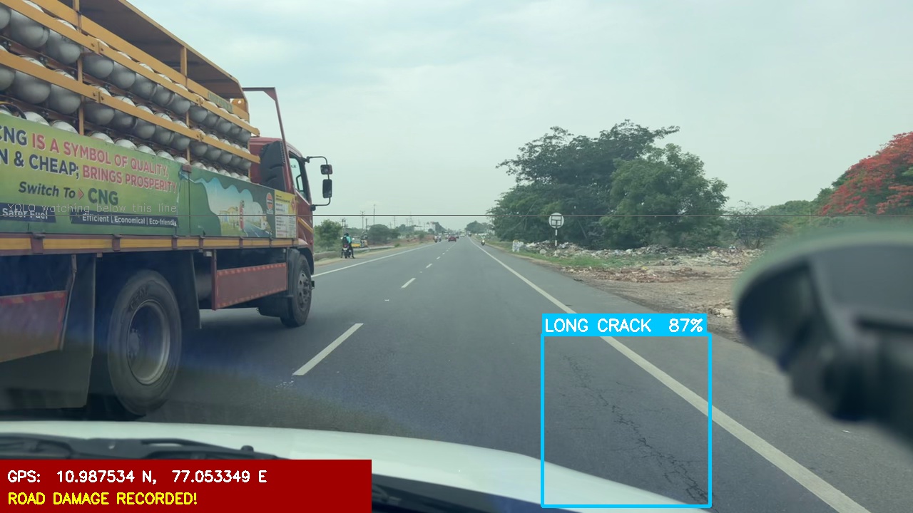 Longitudinal Crack on Indian highway